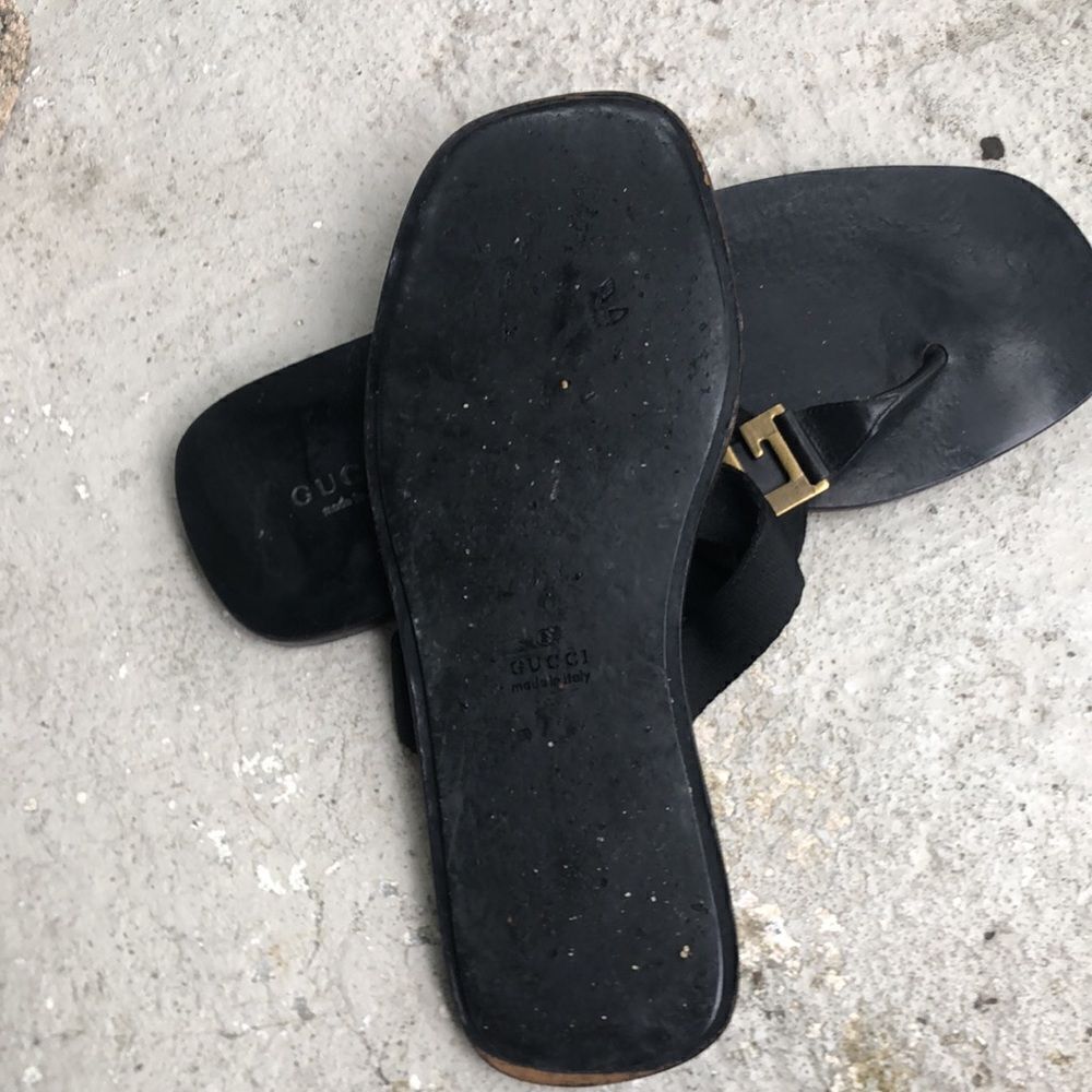 Gucci Retro leather sandals - Picture 8 of 11